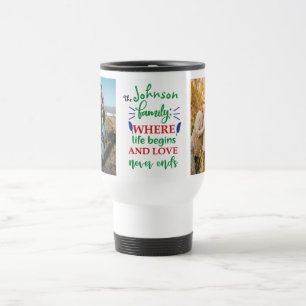 Father's Day Personalised Photo and Name Travel Mug
