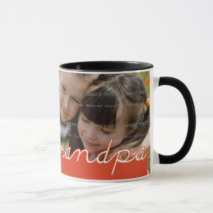 Father's Day Personalised Photo Mug for Grandpa