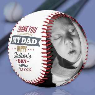 Fathers Day Personalised Unique One Of A Kind Baseball