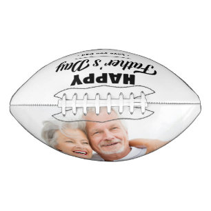 Father's Day Personalize Photo Text American Football