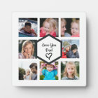 Father's Day Photo Collage White