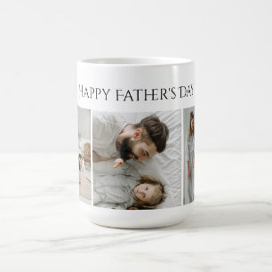 Father's Day Photo Mug – Custom 3 Photos & Text