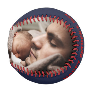 Father's Day Photo Personalised Baseball