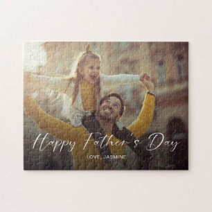 Father's Day Photo Personalised Dad Gift Family Jigsaw Puzzle