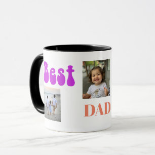 Fathers Day Photos Grandfathers Day Modern Text Mug