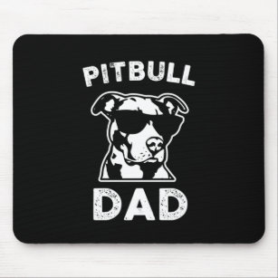 Father's Day Pitbull Dad Mouse Mat