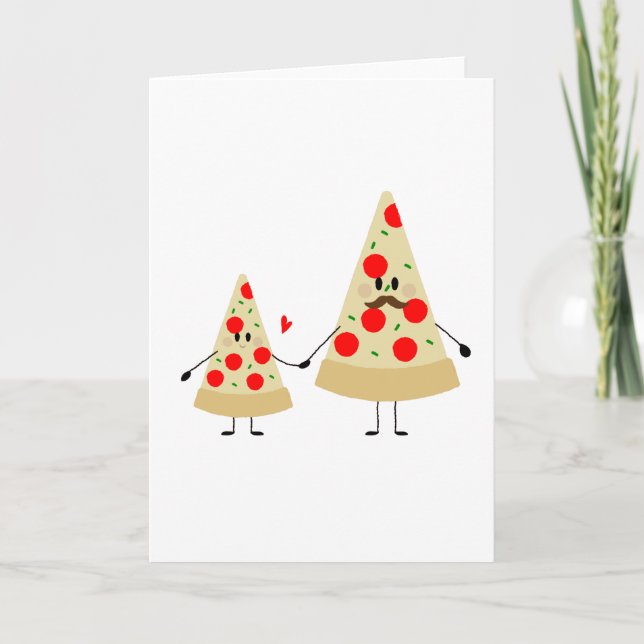 fathers day pizza card (Front)