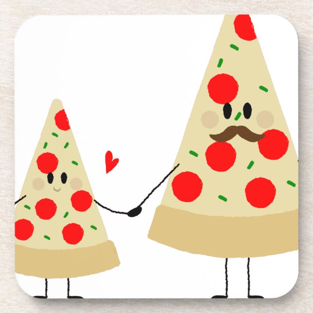 fathers day pizza coaster (Front)