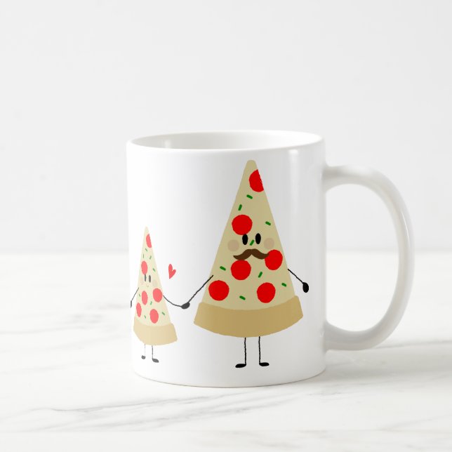 fathers day pizza coffee mug (Right)