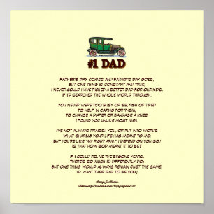 Father's Day Poem from Wife Poster