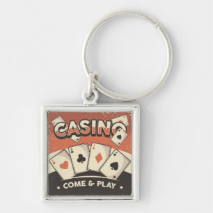 fATHERS DAY  Poker Cards Key Ring