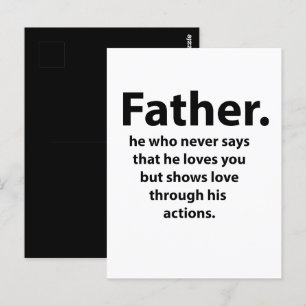 Fathers Day Postcard