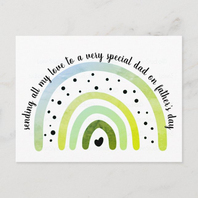 Father's Day Postcard - Special Dad (Front)