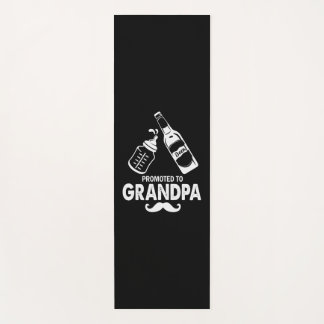 Father's Day Promoted To Grandpa Yoga Mat