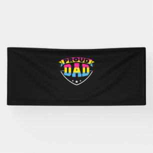 Father's Day   Proud Dad Pansexual Daughter Banner