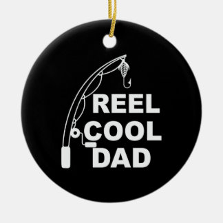 Father's Day Reel Cool Dad Ceramic Tree Decoration