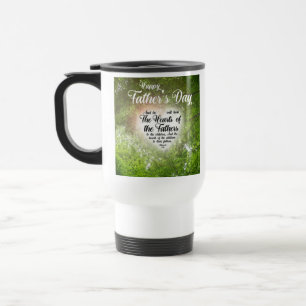 Father's Day Religious Christian Malachi 4:6 Travel Mug