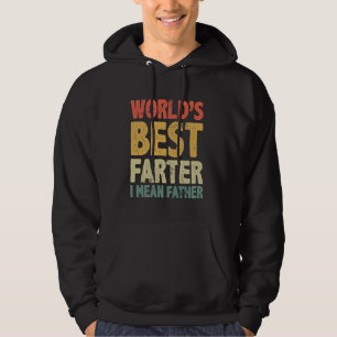 Father's Day Retro Dad World's Best Farter I Mean Hoodie