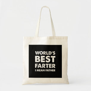 Father's Day Retro Dad World's Best Farter I Mean  Tote Bag