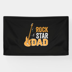 Father's Day Rock Star Dad Banner