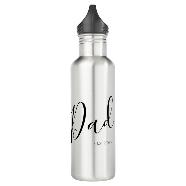 Father's Day Script Dad Personalised 710 Ml Water Bottle (Left)