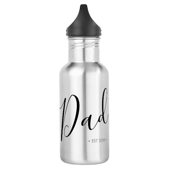 Father's Day Script Dad Personalised 710 Ml Water Bottle (Left)