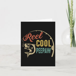 Fathers Day Shirt Vintage Fishing Reel Cool Aw Card