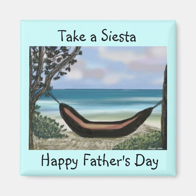 Father's Day Siesta Magnet (Front)