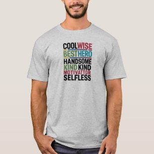 Father's day simple Typography T-Shirt