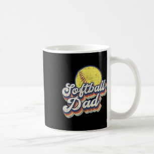 Fathers Day Softball Dad Gift From Daughter Son Wi Coffee Mug