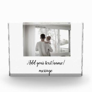 father's day son father dad add photo text dad gif block
