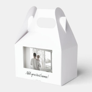 father's day son father dad add photo text dad gif favour box