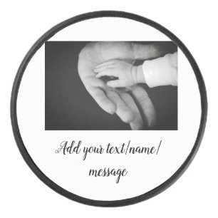 father's day son father dad add photo text dad gif hockey puck
