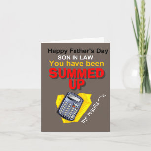 Father's day son in law card