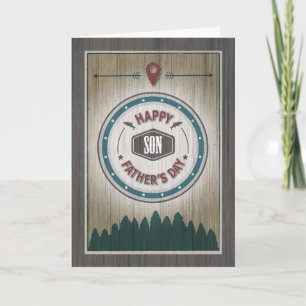 Father's Day Son, Rustic Wilderness Graphics Card
