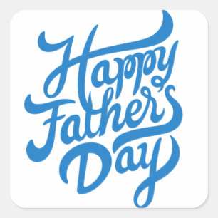 Fathers Day Square Sticker