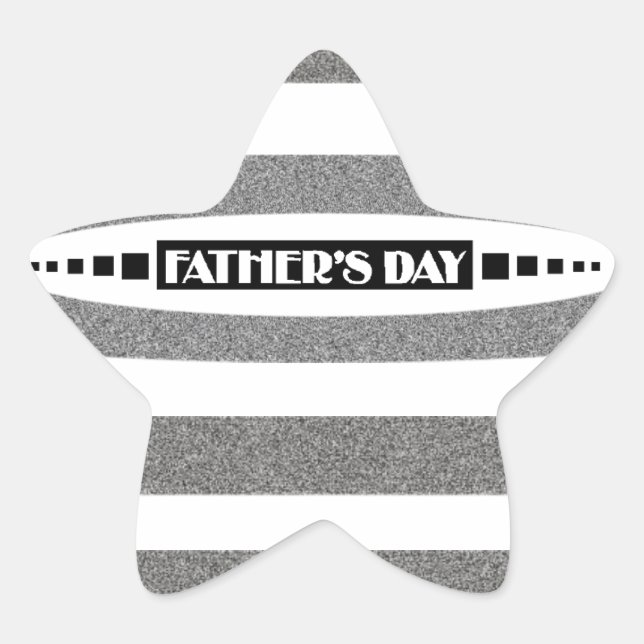 Fathers Day - Star Sticker (Front)