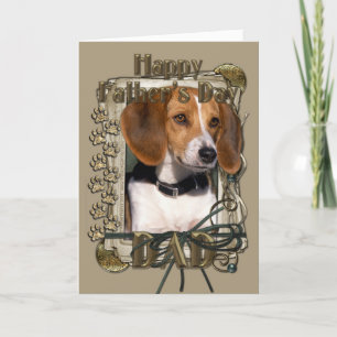 Fathers Day - Stone Paws - Beagle Card