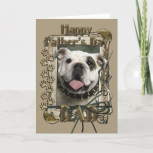Fathers Day - Stone Paws - Bulldog Card