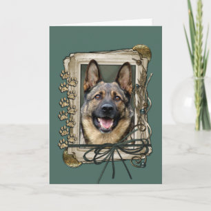Fathers Day - Stone Paws - German Shepherd Card