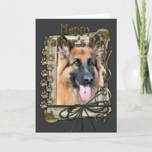Fathers Day - Stone Paws - German Shepherd - Chanc Card