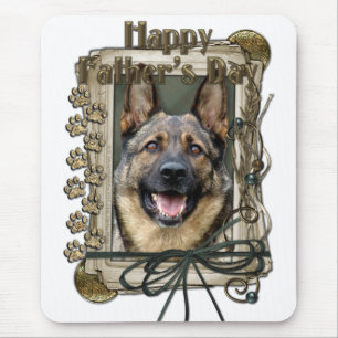 Fathers Day - Stone Paws - German Shepherd Mouse Mat