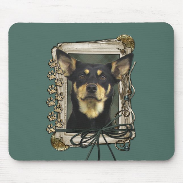 Fathers Day - Stone Paws - Kelpie - Jude Mouse Mat (Front)