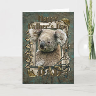 Fathers Day - Stone Paws - Koala Card