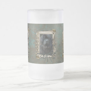 Fathers Day - Stone Paws - Newfoundland Frosted Glass Beer Mug