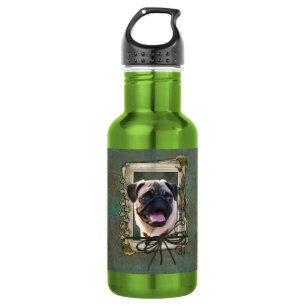 Fathers Day - Stone Paws - Pug 532 Ml Water Bottle