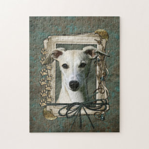 Fathers Day - Stone Paws - Whippet Jigsaw Puzzle