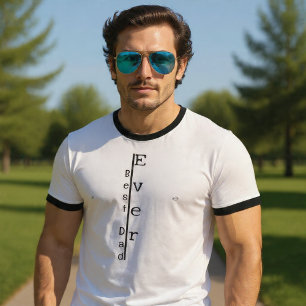 Father's Day Stylish Best Dad Ever T-Shirt