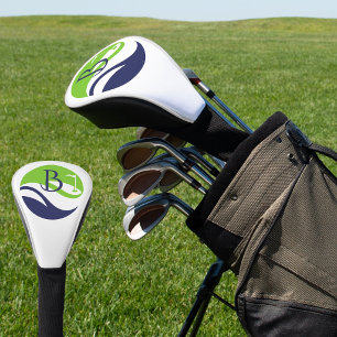 Fathers Day Stylish Golf Fairway Monogram Golf Head Cover