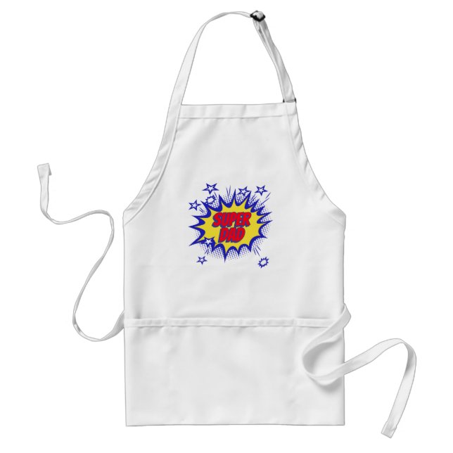 Father's day Superdad for dad  Standard Apron (Front)